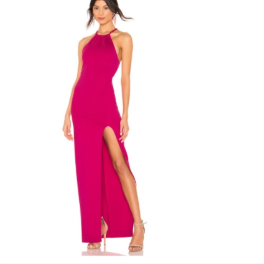NWT NBD Pinot Gown in Fuschia